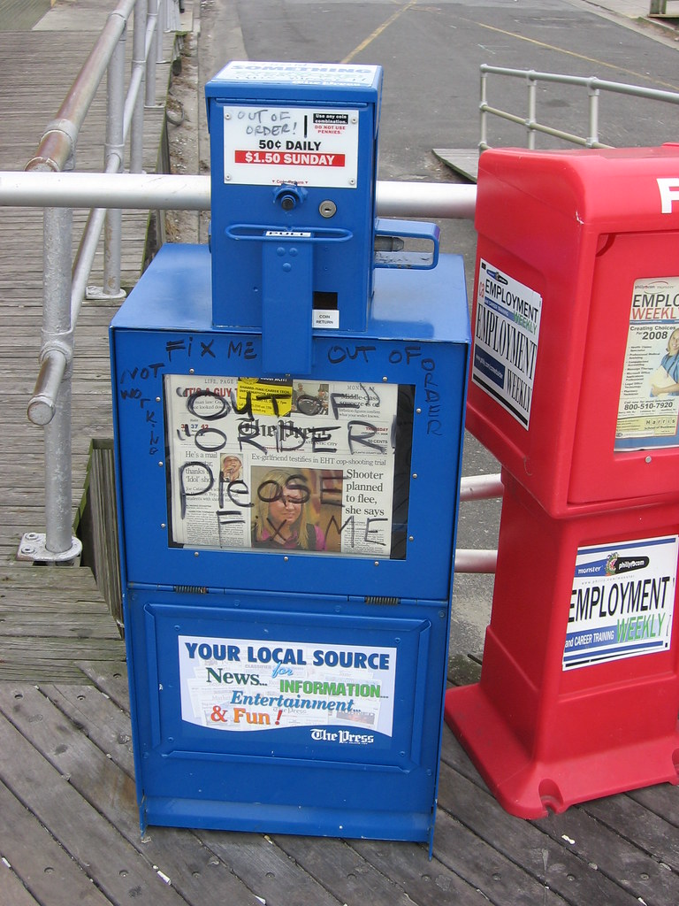 Newspaper Vending Machine 1 iirraa Flickr