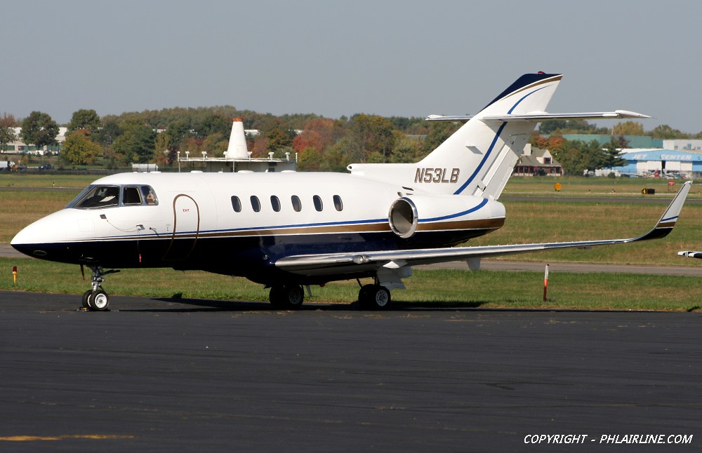 N53LB Raytheon Hawker 800XP BLANCO ENTERPRISES PNE