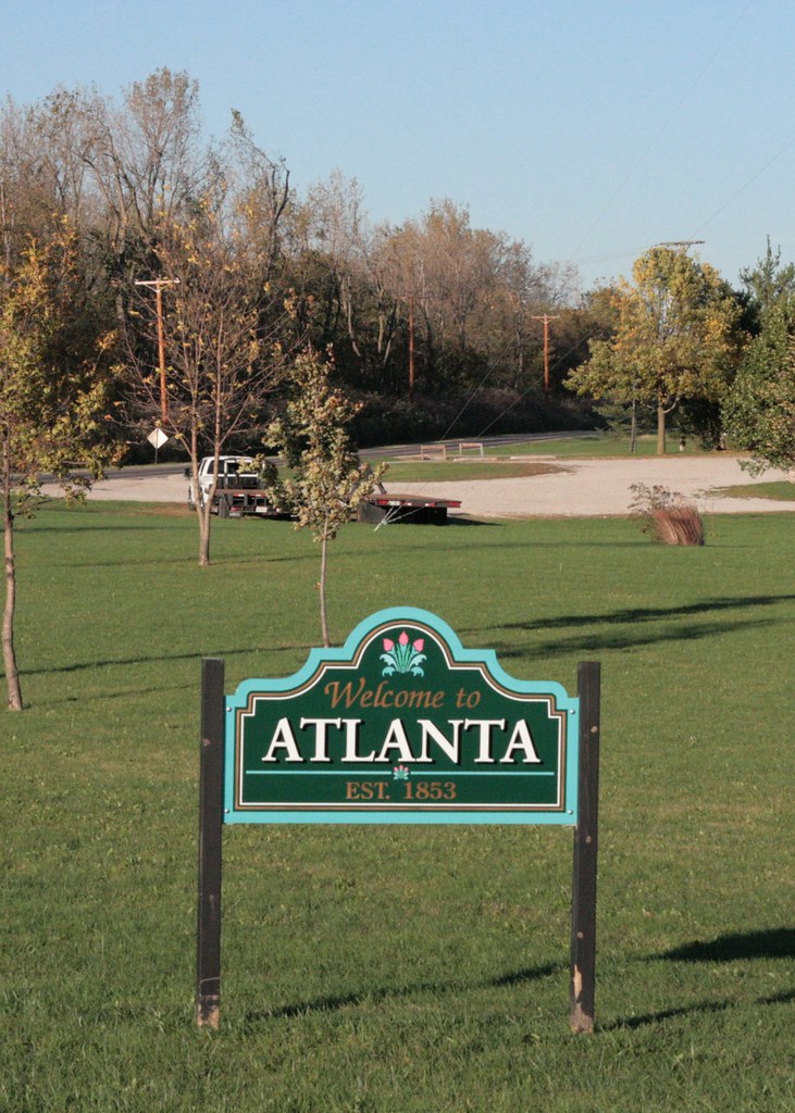 to Atlanta... Illinois Established in 1853. frackers23 Flickr