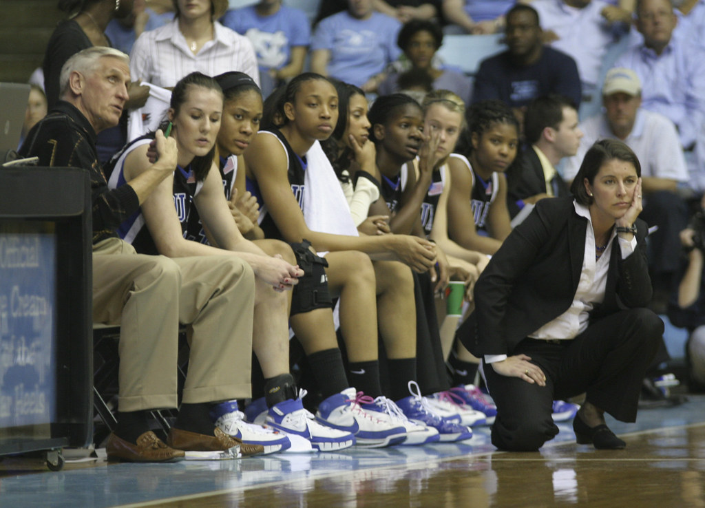 UNC Women's Basketball Team UNC vs. Duke Coach Joanne Mc… Flickr