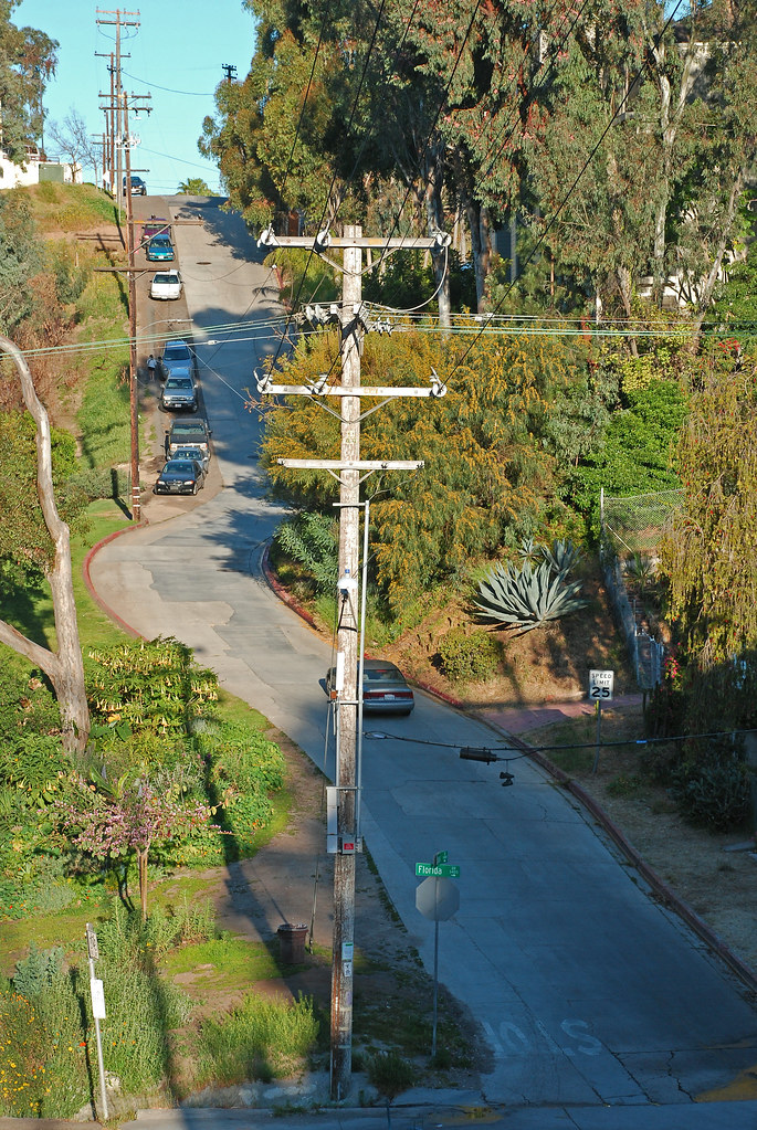 Upas Street San Diego's equivalent of Lombard St., steep a… Flickr