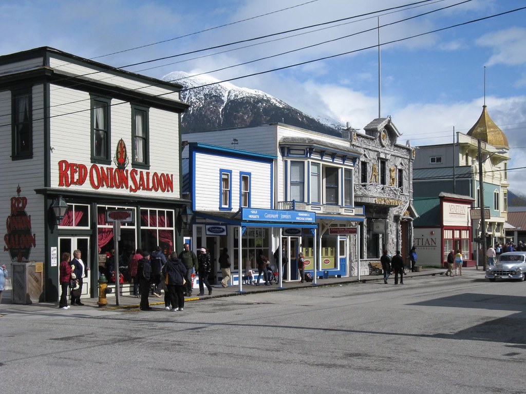 Skagway, Alaska Looking North on Broadway from Second Ave.… Flickr