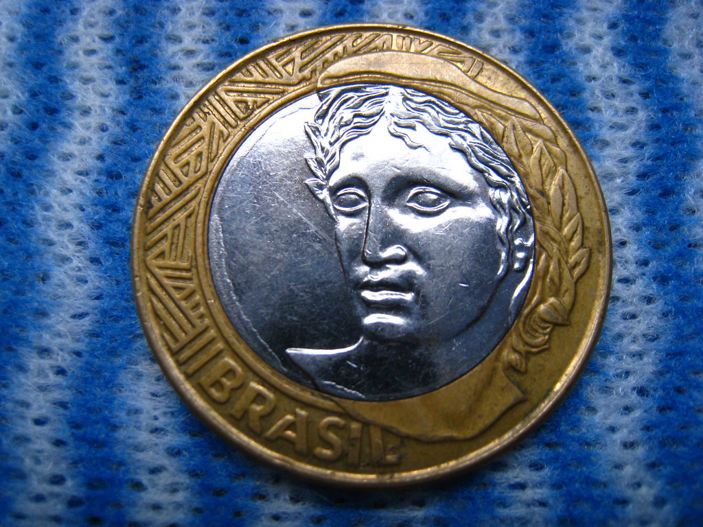 Brazilian 1 Real Coin To browse through my Brazilian photo… Flickr