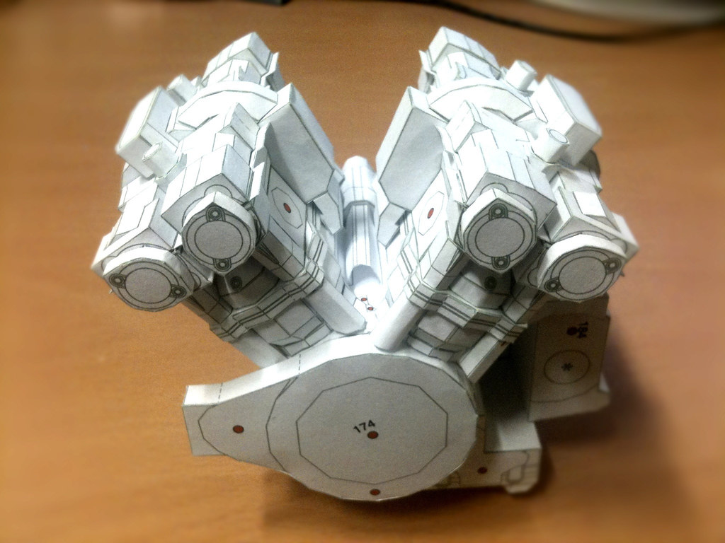 Engine VMAX Ultra Realistic Paper Crafts G.S Chae Flickr