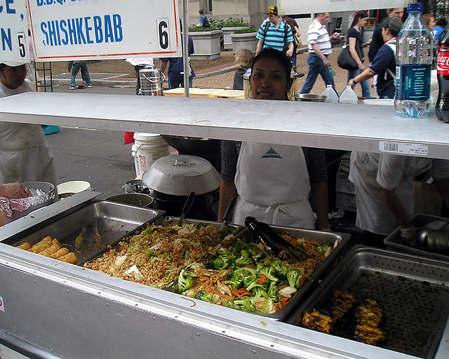 cherry02 Food vendor at the Cherry Blossom Festival, Washi… Flickr