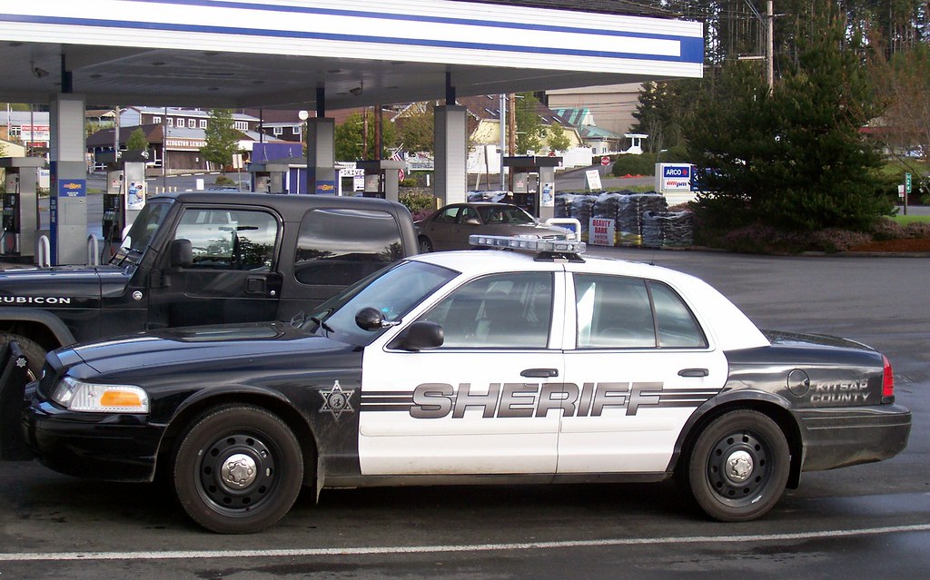 Kitsap County Sheriff A quick shot of a rare black & white… Flickr