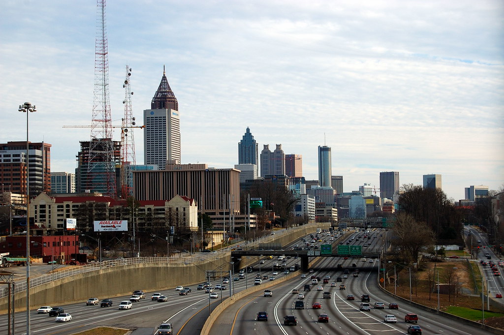 Atlanta Skyline from the 17th Street Bridge Taken from the… Flickr