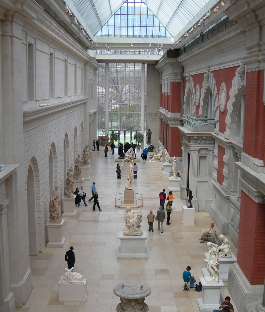 European Sculpture Court Metropolitan Museum of Art Flickr
