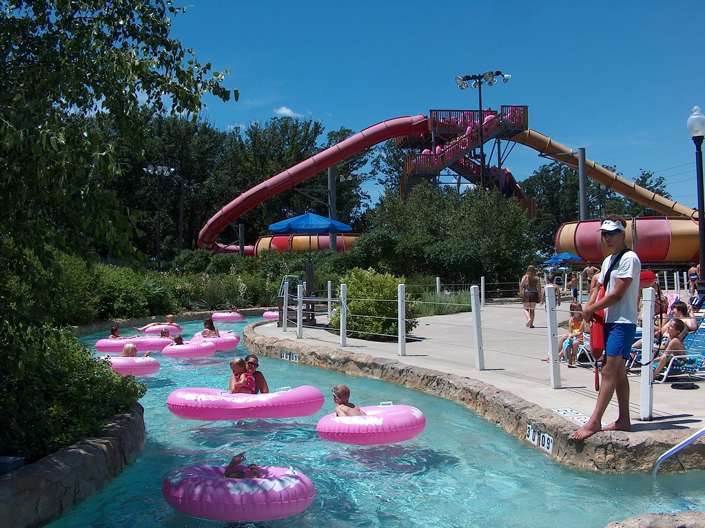 Deep River Waterpark Bowl slides and relaxing river ride. … Flickr