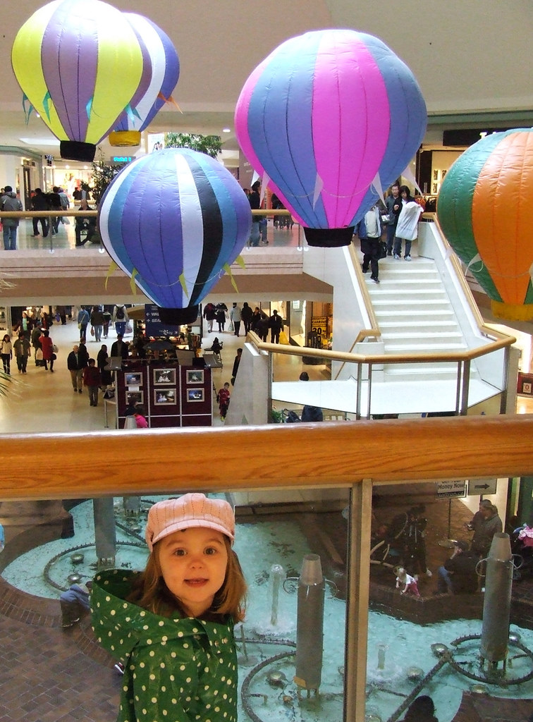 Mall Balloons Clover enjoys the mall balloons. Evan Long Flickr