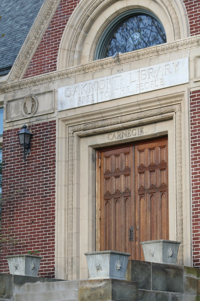 Oakmont Carnegie Library "Free to the people." Flickr
