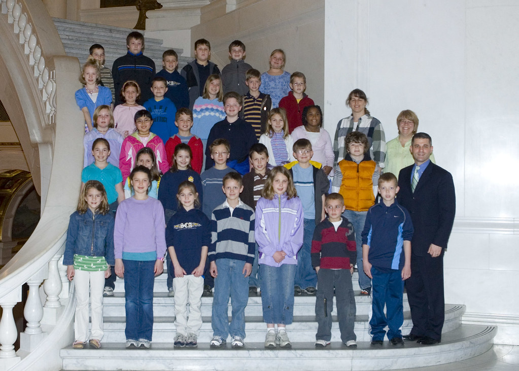 Shalom Christian Academy Rep. Rob Kauffman poses with