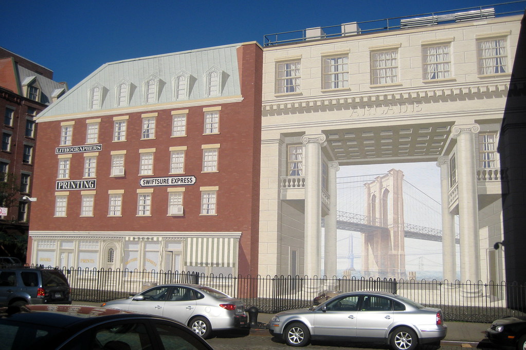 NYC South Street Seaport Peck Slip Trompe l'oeil Flickr