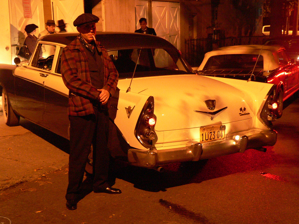 Roddy Caravella and some silly old car. hahaha I know he