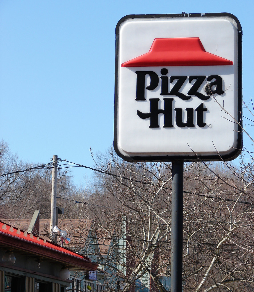 Pizza Hut Sign in Watertown By the time this was taken, Co… Flickr