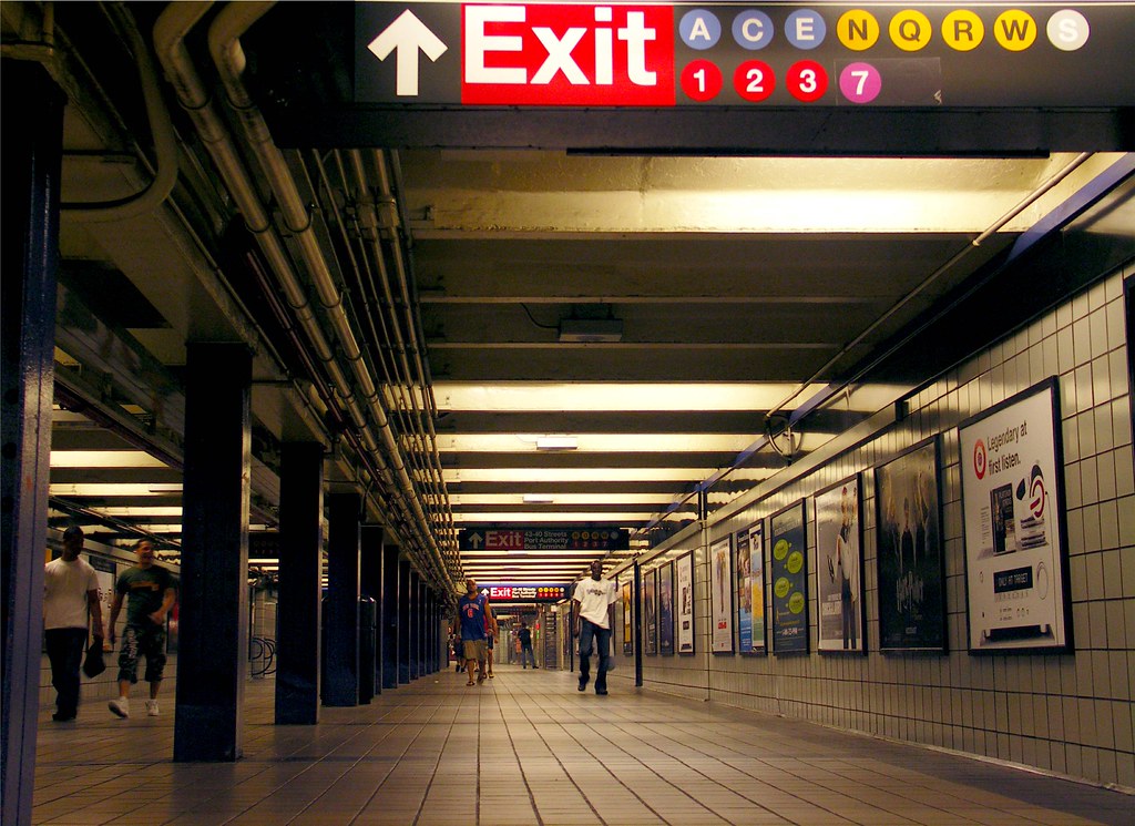 42 st port authority bus terminal subway station 42 st por… Flickr