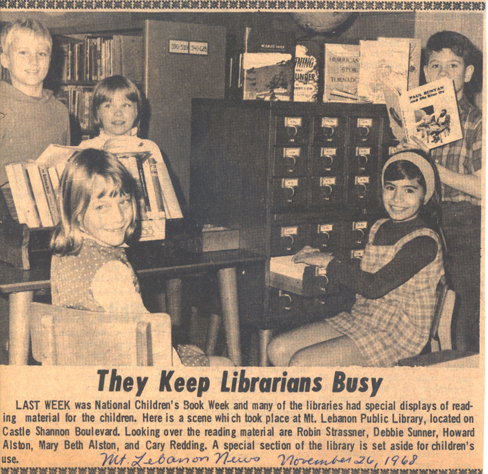Mt. Lebanon Library 1968 Mt. Lebanon Library Flickr