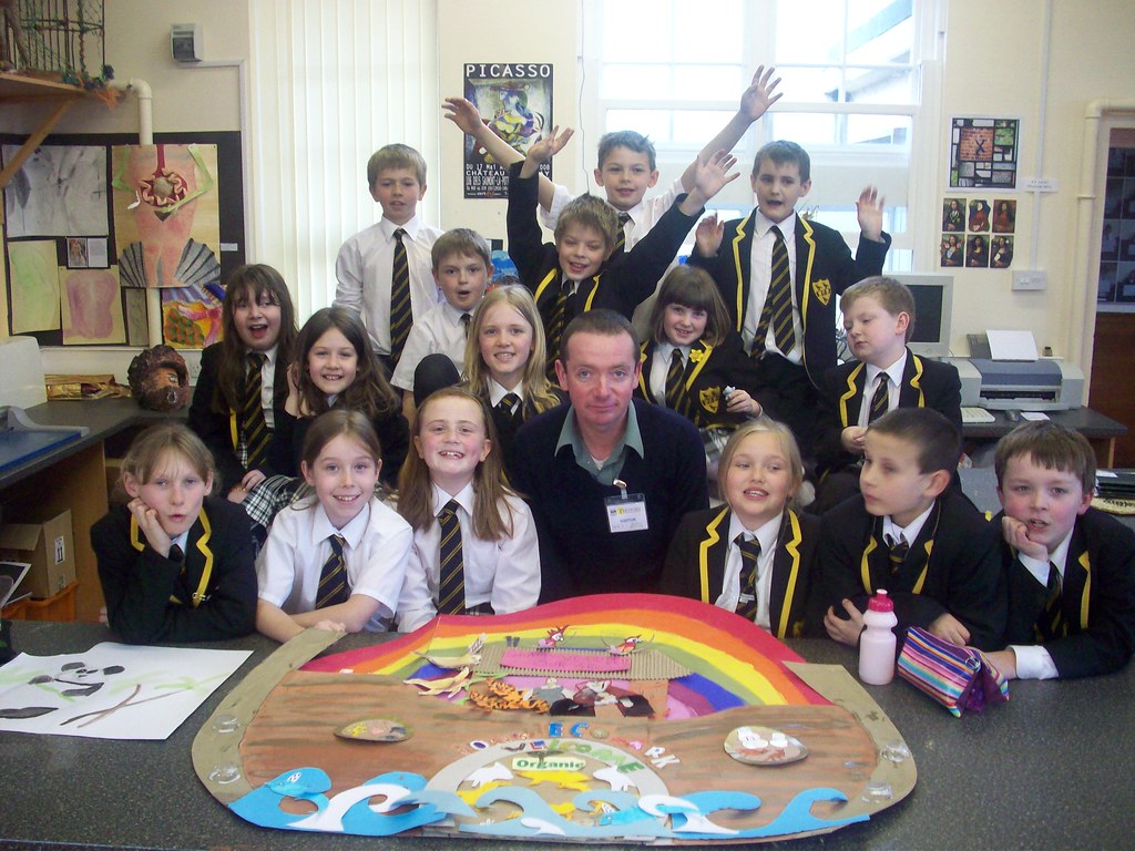 Thetford Grammar School students with their finished ARK Flickr