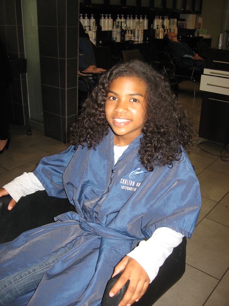 BEFORE THE HAIRCUT At Carlton Hair Salon at Westside Pavil… Carrie