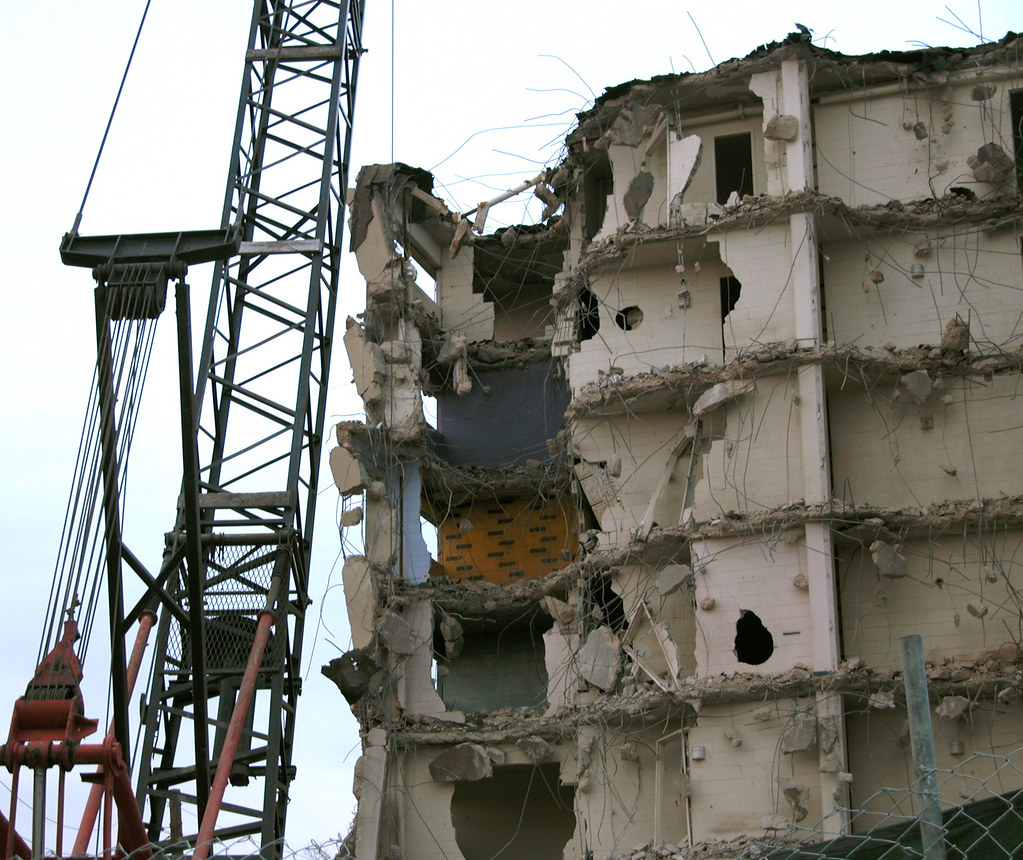 Chicago Housing Authority project being torn down. Seth Tisue Flickr