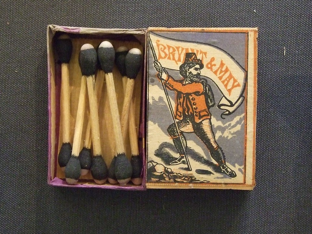 Vintage Matches A box of Bryant & May matches on display a… Flickr