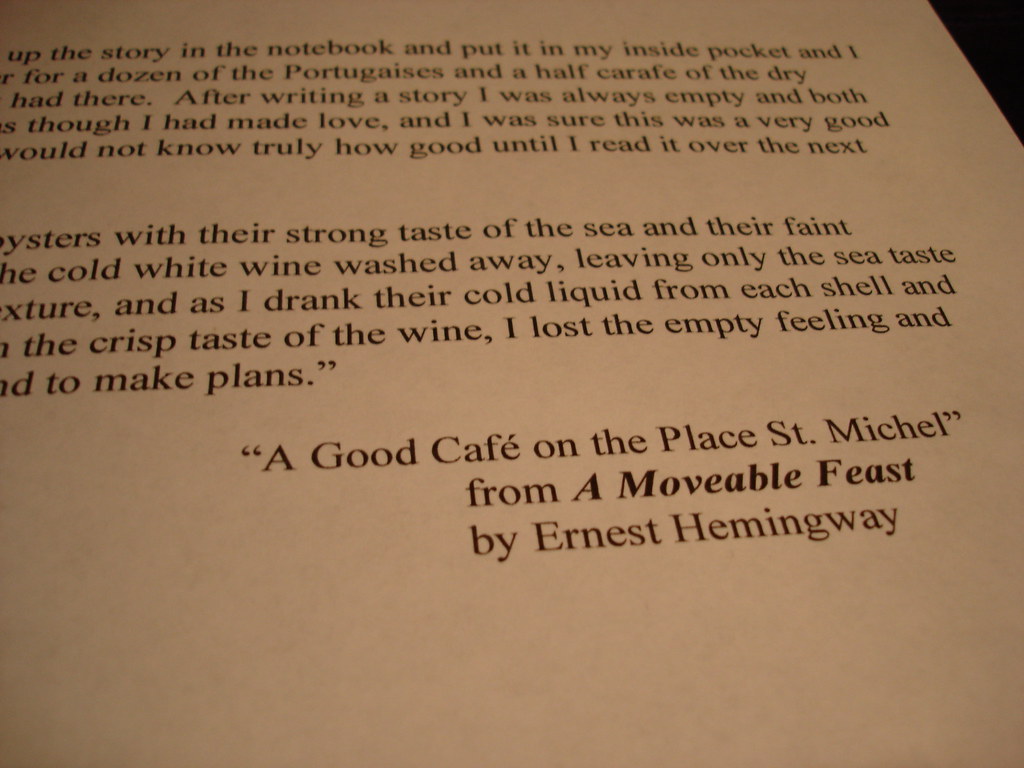 The Hemingway Quote Pacific Coast Oyster Wine Competition Jon