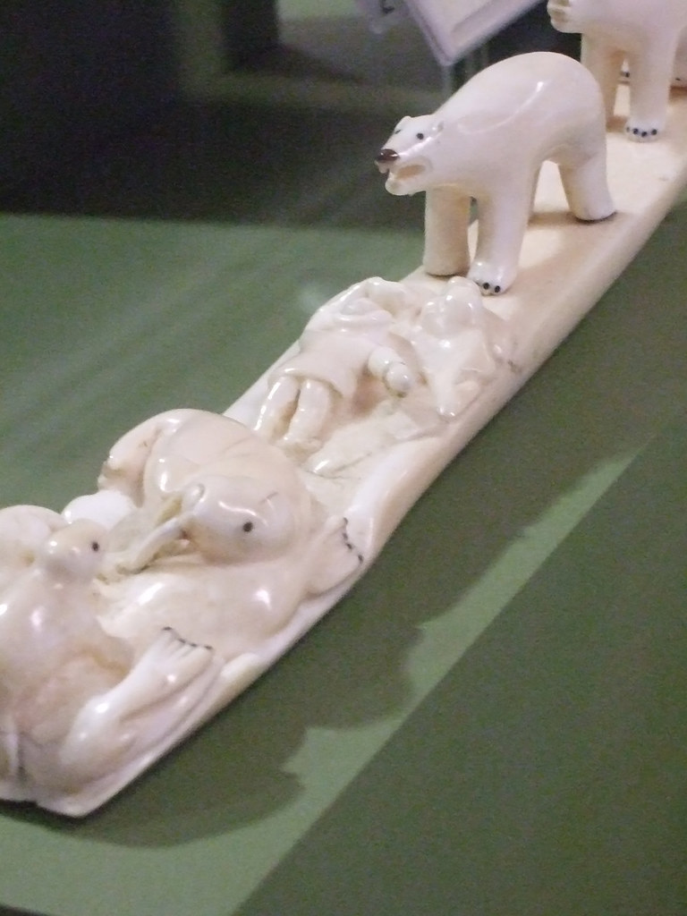 Ivory carving Eskimo Alaska (1) Mary Harrsch Flickr