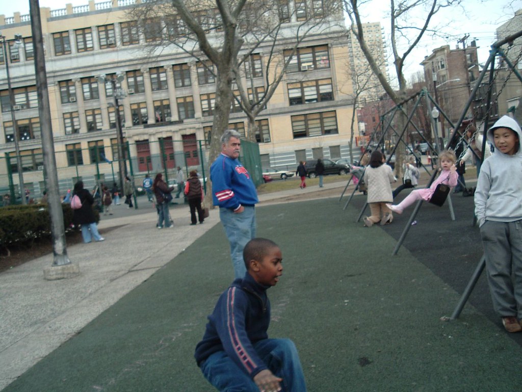 School recess at Church Square Park henrimontisci Flickr