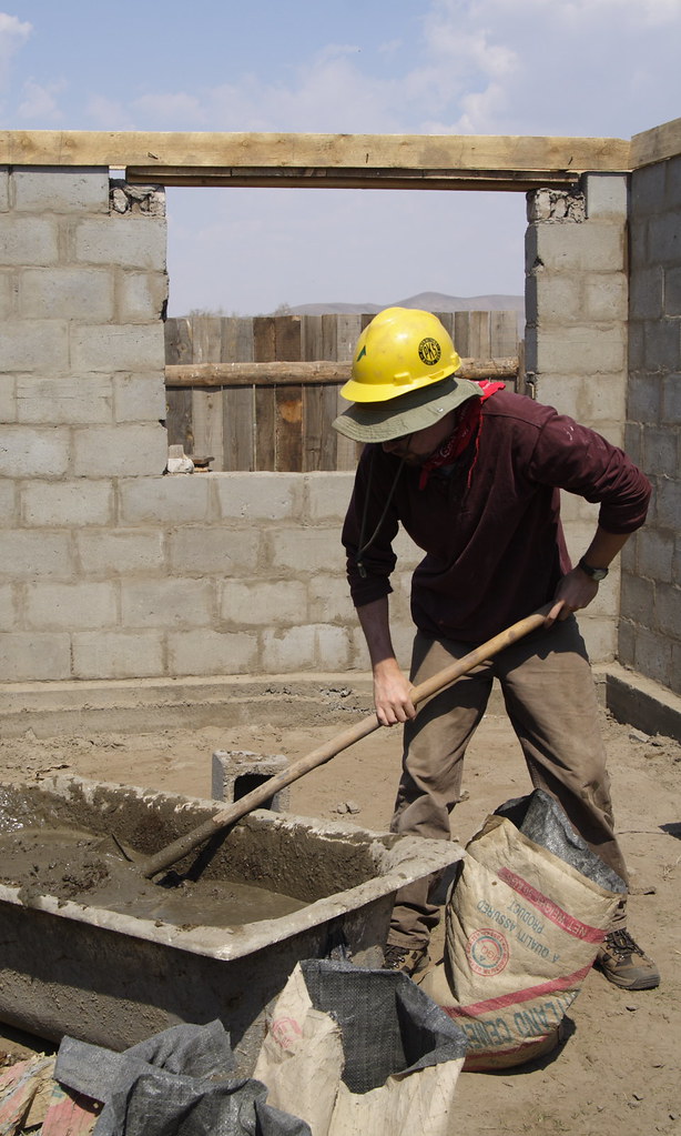 Cement Mixing the hard way. colin Flickr