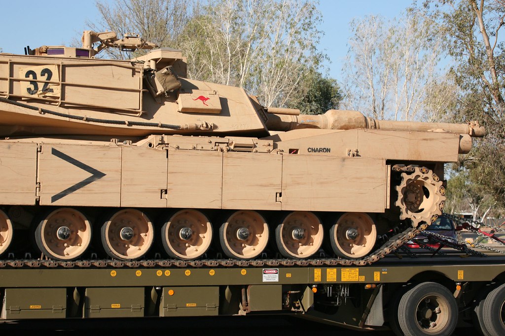 Abrams M1A1 Main Battle Tank, Australian Army, transported… Flickr