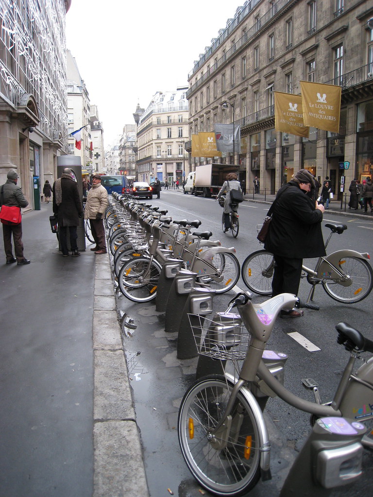 velib! paris' rentabike system. You can rent a bike from… Flickr