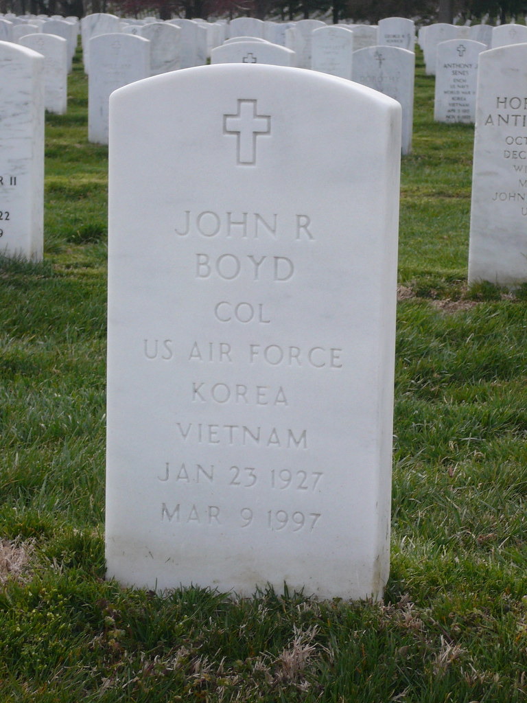 Colonel John Boyd (Front) Colonel John Boyd Arlington Nati… Flickr