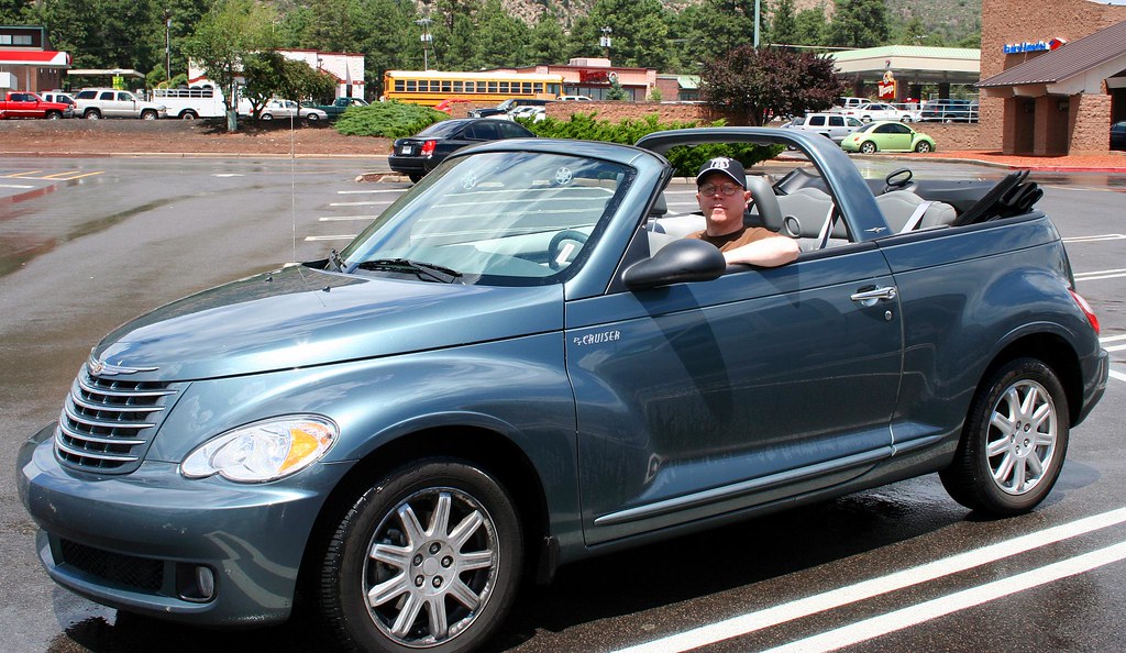 Posing in the PT Cruiser at Flagstaff Mall Our 2006 rental… Flickr