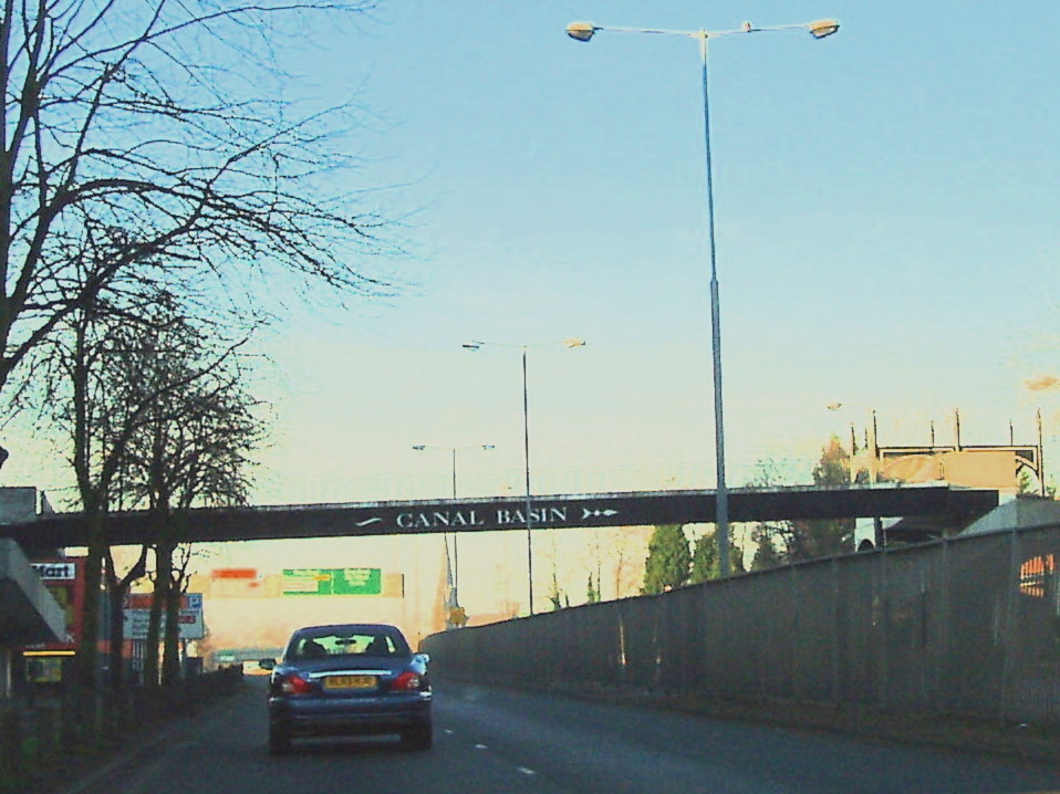 Coventry Canal Towpath Trail Canal Basin Bridge, Coventry Ring Road