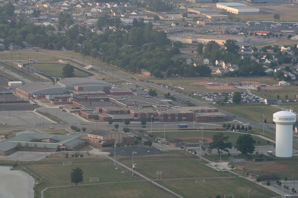 Brownsburg High School The sprawling property of Brownsbur… Flickr