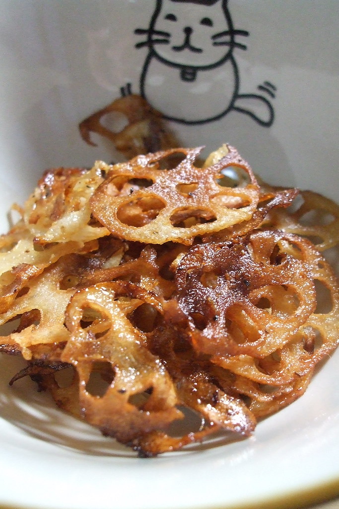 Renkon Chips Thank you jusan for the fresh renkon they mak… Flickr