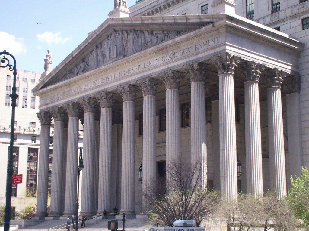 New York City Government building, Centre St., Manhattan. Nikki