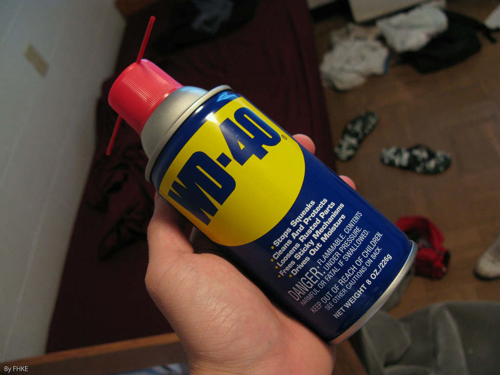 WD40 For my bike! FHKE Flickr