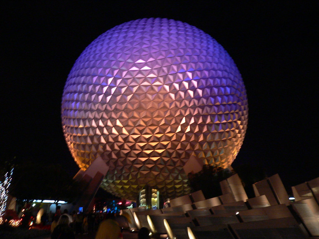 Epcot Big Ball at Epcot Simon Flickr