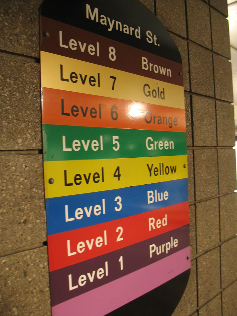 The Eight Levels of the Maynard Street Parking Lot Flickr