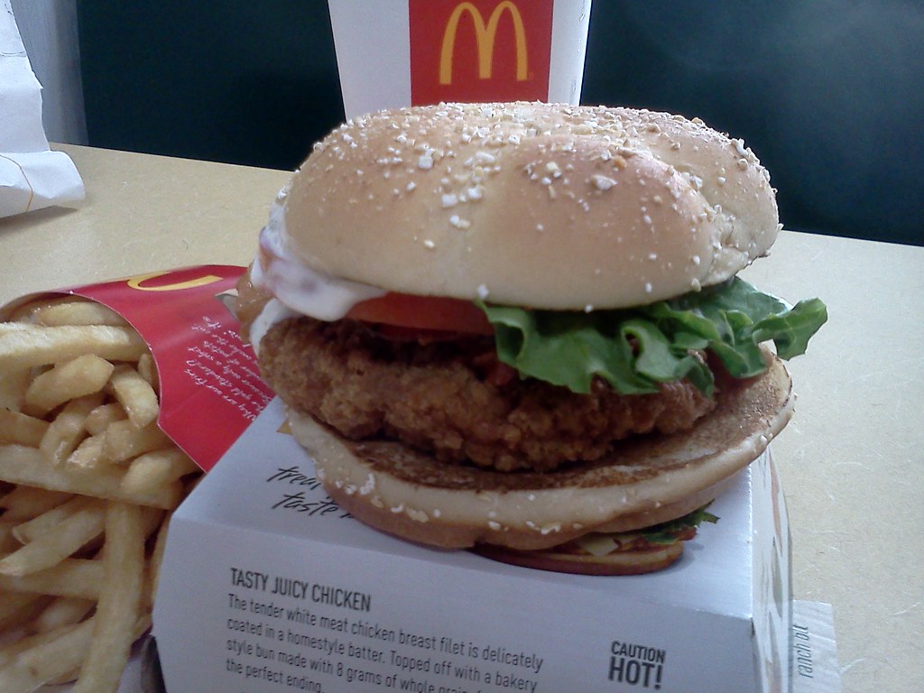 Ranch BLT Chicken Sandwich McDonald's 700 North Dupont Hig… Flickr