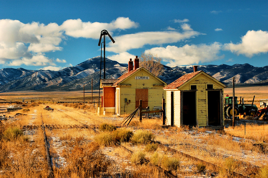 currie train station Currie, Nevada Same location as this … Flickr