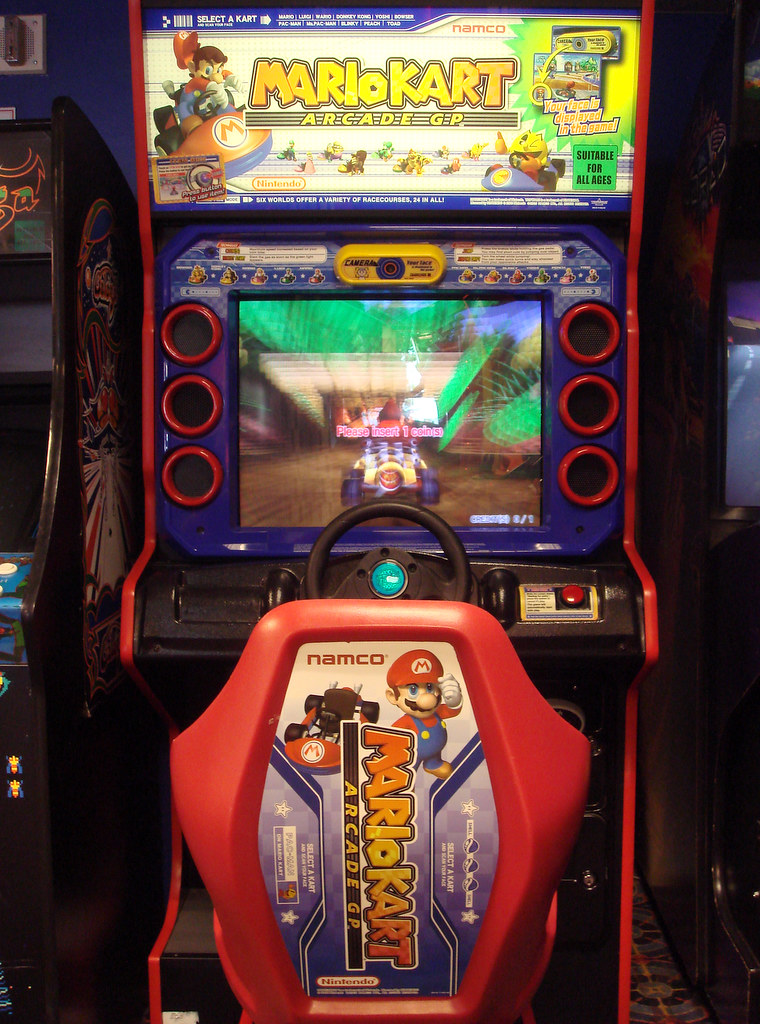 Mario Kart Arcade GP machine Mario Kart Arcade GP. When I … Flickr