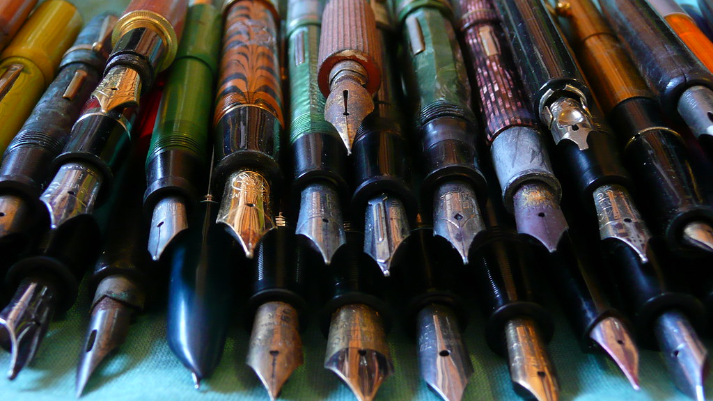 Fountain pen collection Another of my collections this i… Flickr