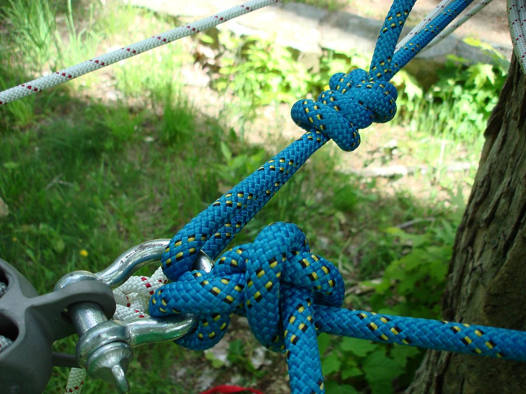 Slackline Anchor 1/2" Static, Figure 8 on one side, Clove … Flickr