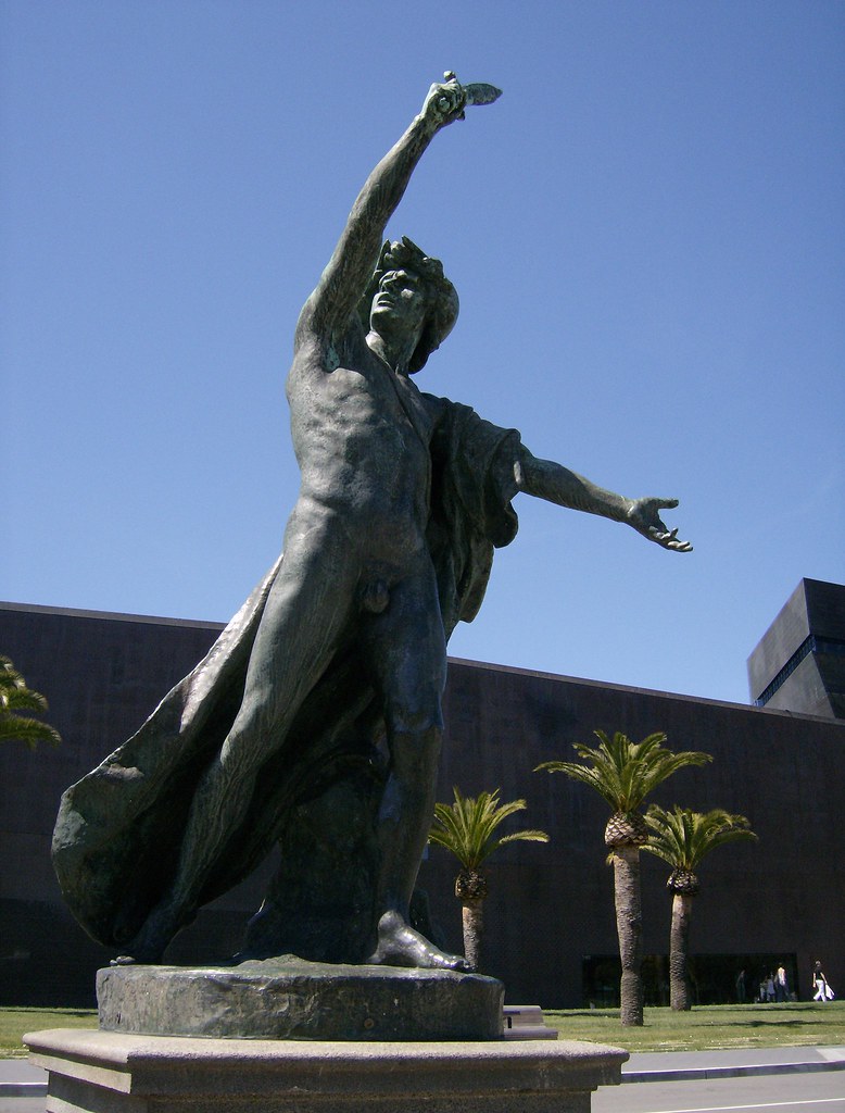 statue of Leonidas Music Concourse, Golden Gate Park Flickr