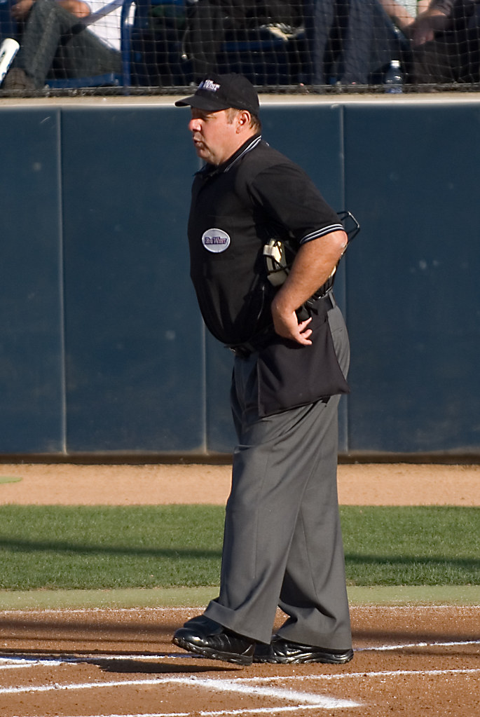 Home plate umpire Dave Gimbi mark6mauno Flickr