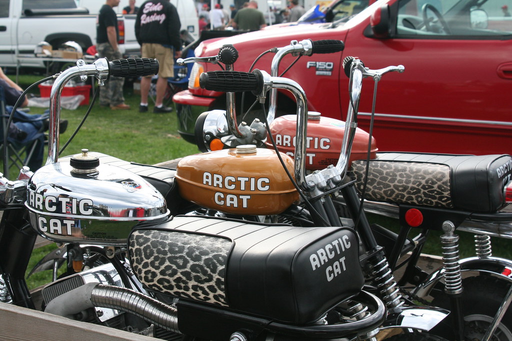 Trio of Arctic Cat Mini Bikes anglerove Flickr