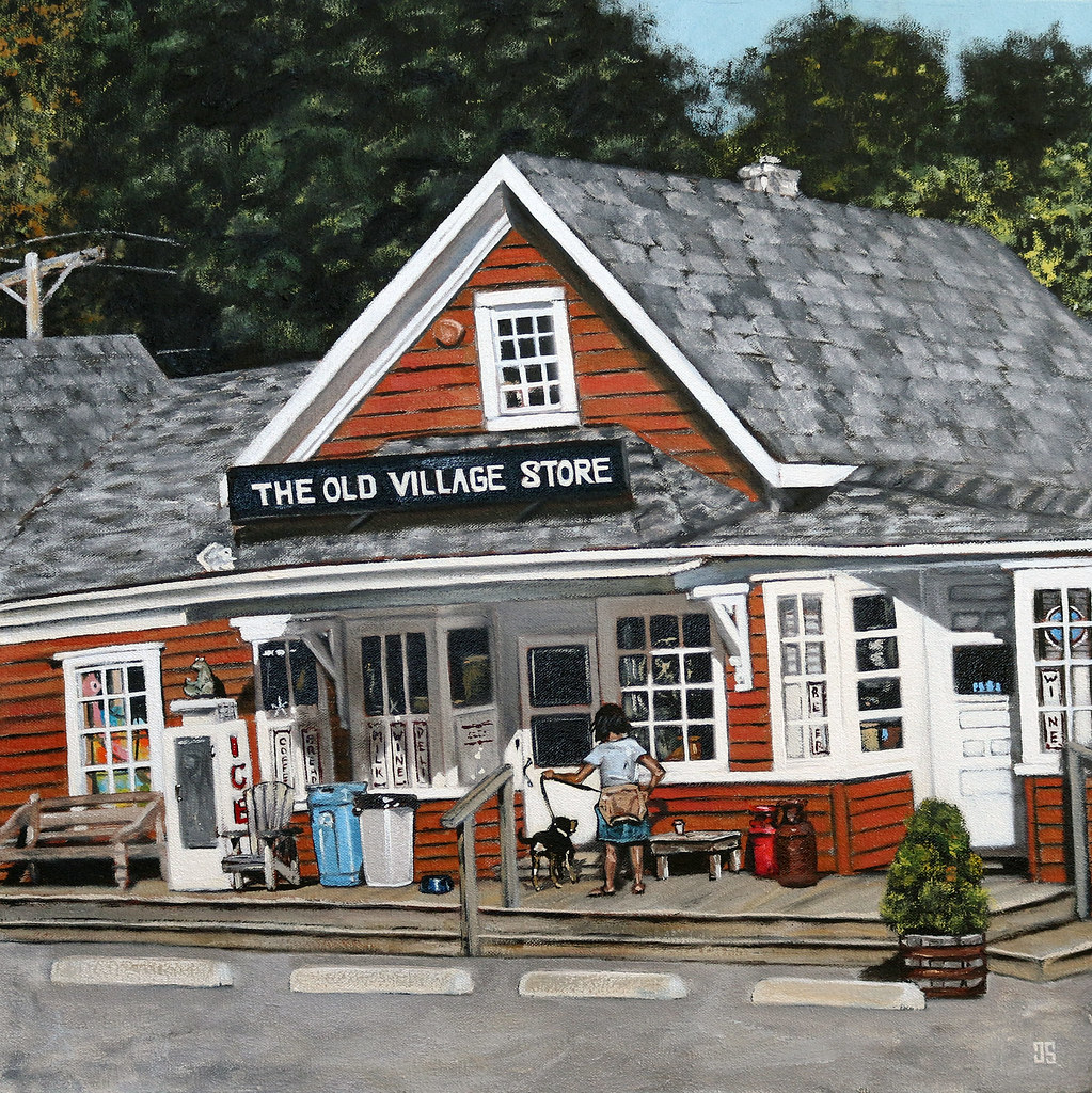 The Old Village Store, West Barnstable Oil painting of Cap… Flickr