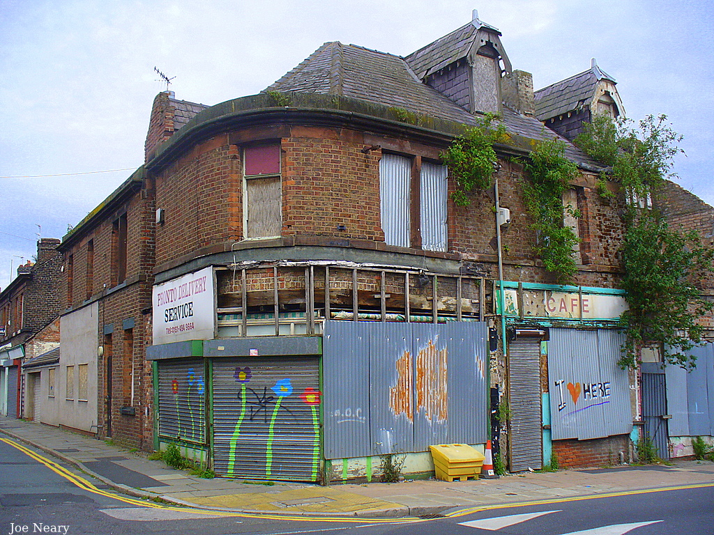 old liverpool shops Derelict corner in Garston ,joe neary Flickr